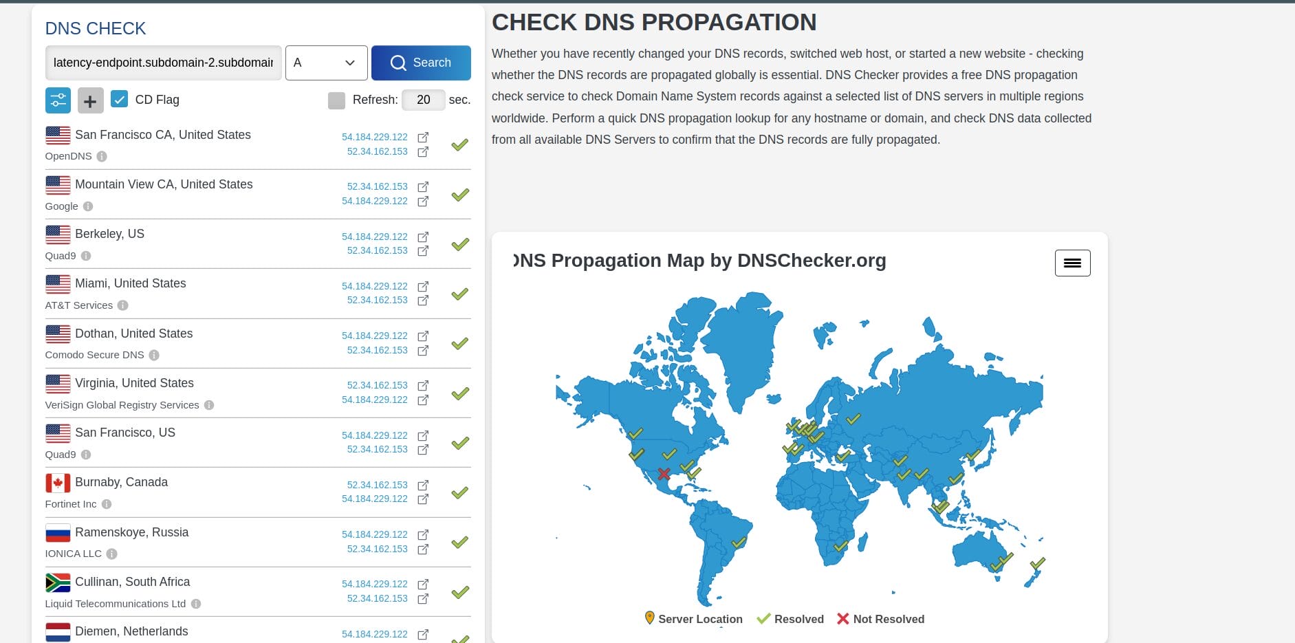 DNS Check
