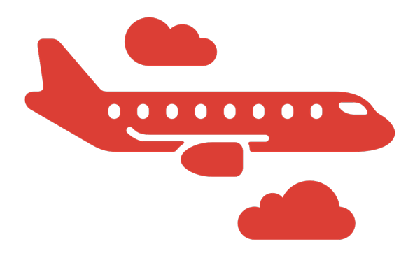 A plane flying into the cloud
