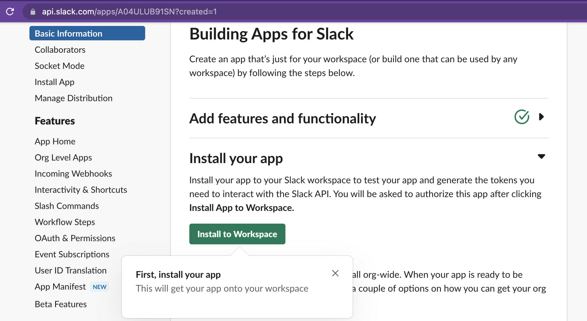 slack install application