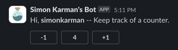 Counter is working!