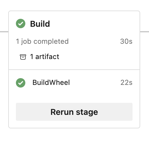 Build artifact example